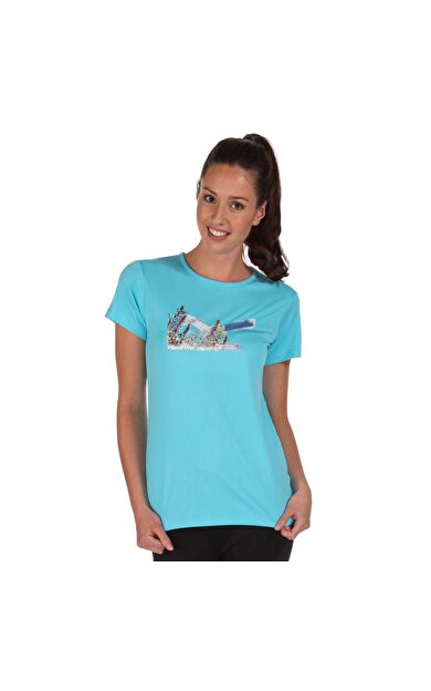 Regatta Fingal Kadın T-Shirt-MAVİ