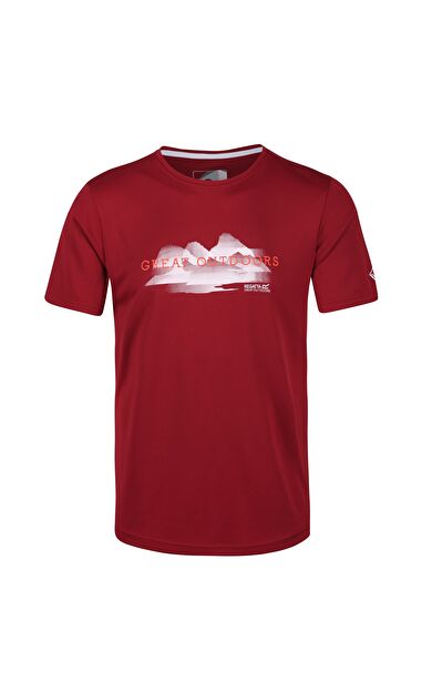 Regatta Fingal V Erkek T-Shirt-BORDO
