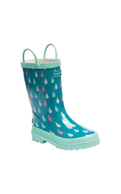 Regatta Minnow Welly Çocuk Çizme-YEŞİL