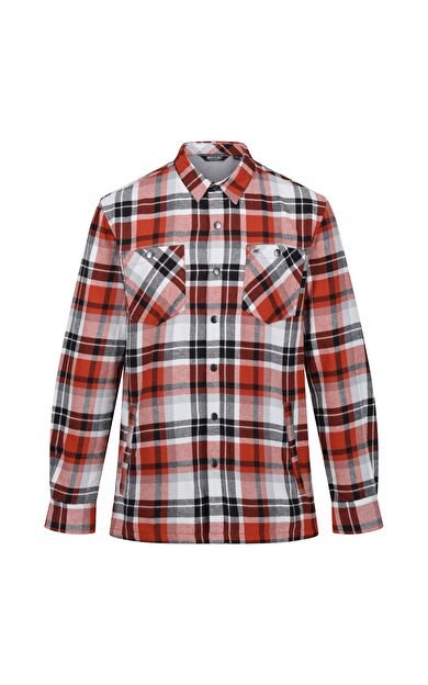 Regatta Thamos Erkek Gömlek-KIRMIZI