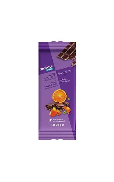 REPEATS Extra Sütlü Portakallı Bar 80g