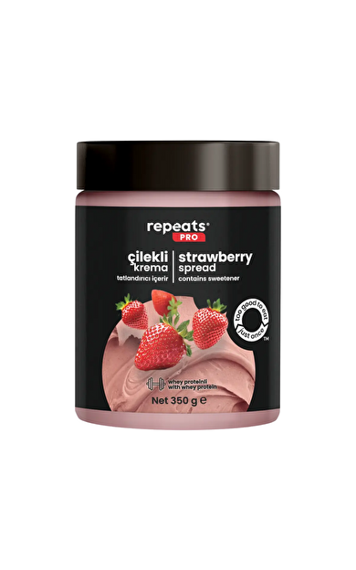 REPEATS Pro Çilekli Krema 350g