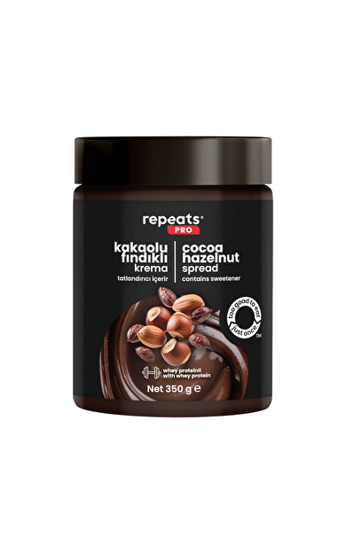REPEATS Pro Kakaolu Fındıklı Krema 350g