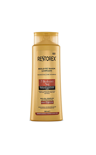 Restorex 7 Besleyici Yağ İçerikli Şampuan 500 ml