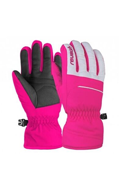 Reusch Alan Çocuk Kayak Eldiveni Pembe/Beyaz