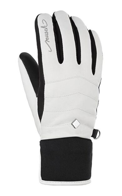 Reusch Thais Kadın Kayak Eldiveni Siyah/Beyaz