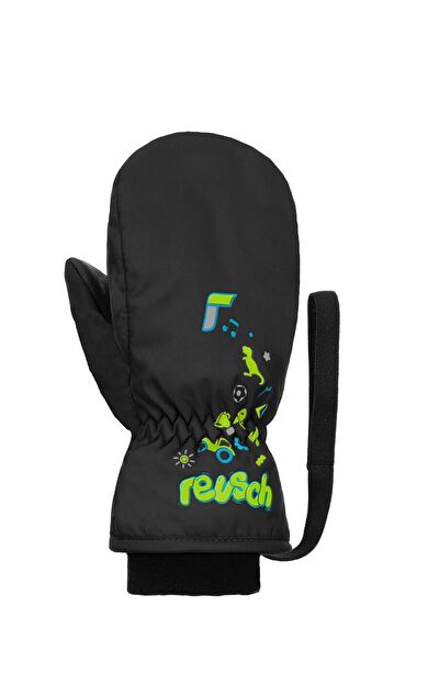 Reusch Mitten Çocuk Siyah Kayak Eldiveni