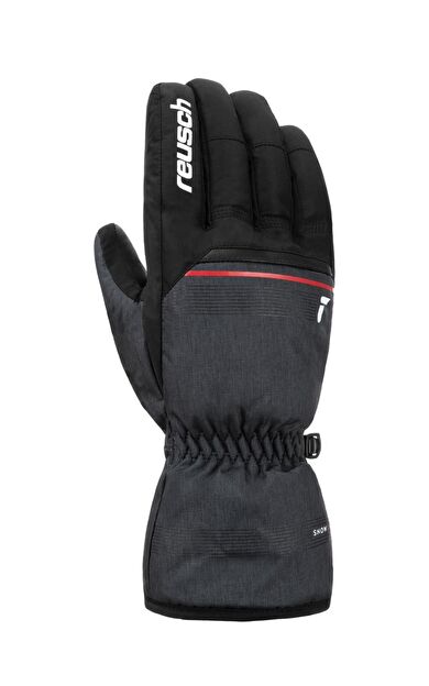 Reusch Snow King Kayak Eldiveni Siyah/Kırmızı