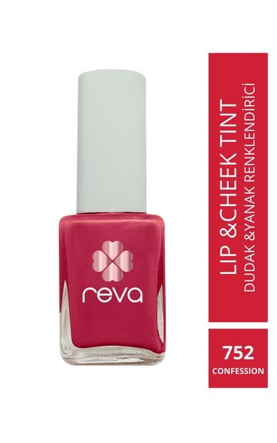 REVA Fuşya Pembe Dudak &amp; Yanak Renklendiricisi-Lip &amp; Cheek Tint Confession No:752 10 ml FUŞYA PEMBE