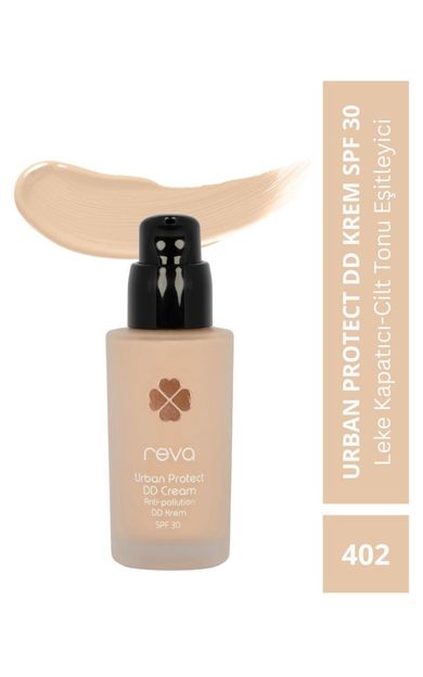 REVA Anti-pollution Dd Krem - Urban Protect Dd Cream Light No: 402 - Vegan &amp; Temiz Içerikli Sıcak Bej