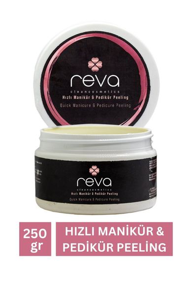 REVA Hızlı Manikür &amp; Pedikür Peeling &amp; Quick Manicure &amp; Pedicure Peeling 250 ml 
