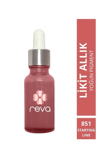 REVA Gül Kurusu Likit allık-Liquid Blusher Starting Line No:851 20 ml GÜL KURUSU