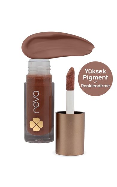 REVA Vegan &amp; Temiz İçerikli Likit Mat Ruj – Uzun Süre Kalıcı, Dudak Dostu Formül No.1