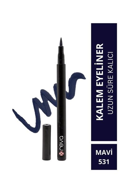 REVA Mavi Göz Kalemi &amp; Blue Eyeliner No: 531 - Vegan &amp; Temiz Içerikli Mavi