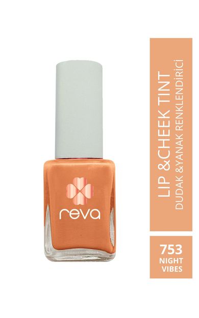 REVA Somon Dudak &amp; Yanak Renklendiricisi-Lip &amp; Cheek Tint Night Vibes No:753 10 ml SOMON PEMBE