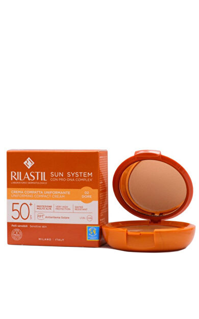 Rilastil Sun System SPF50+ Uniforming Compact Cream 10 gr - 02 Dore