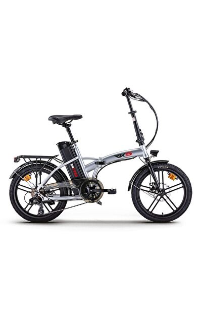 RKS Bn5 Pro Katlanabilir Elektrikli Bisiklet Gri