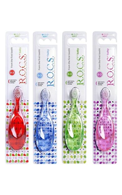 R.O.C.S. Baby 0-3 Yaş Bebek Diş Fırçası - Ekstra Yumuşak