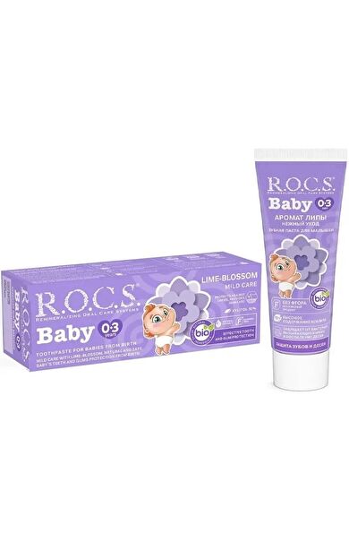 Rocs Baby 0-3 Yaş Diş Macunu Ihlamur Özlü 35 Ml-SKT:01/2028