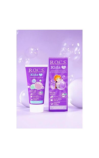 Rocs Kids 4-7 Yaş Balon Sakızı Diş Macunu 35 Ml