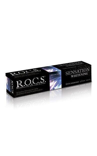 ROCS Sensation Whitening Beyazlatıcı Parlatıcı Diş Macunu 60ml