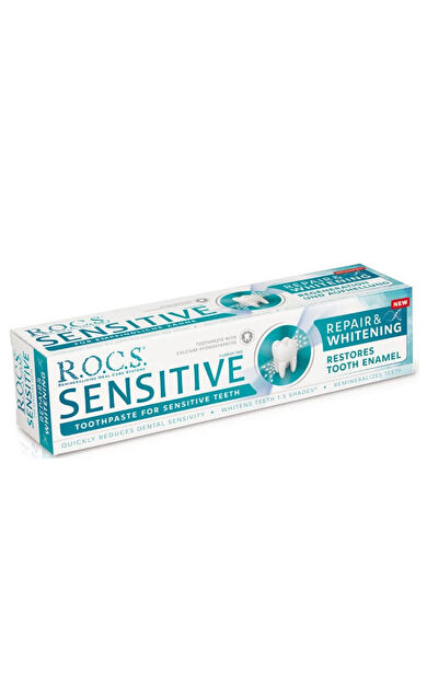 Rocs Sensitive Hassas Dişler İçin Beyazlatırıcı Diş Macunu 75 ml