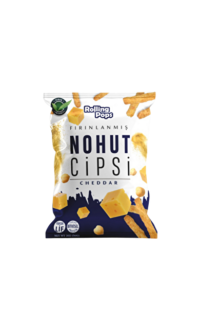 ROLLING POPS Cheddarlı Çubuk Nohut Cipsi 56g