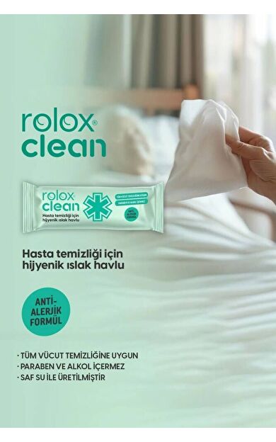Clean - 50 Paket – Hasta Temizliği Için Hijyenik Islak Havlu