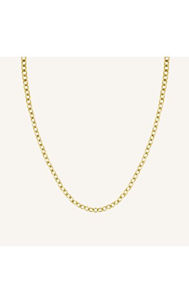 Rosefield JNOCG.J626 Oval Zincirli Çelik Kolye