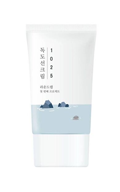 1025 Dokdo Sunscreen (KORENDY) Leke Karşıtı Bakım Yapan Yeşil Çaylı Güneş Kremi 50ml