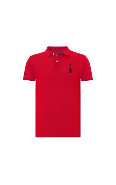 Routefield RFPUNK23 Punk Erkek Polo Tişört RFPUNK23-BORDO