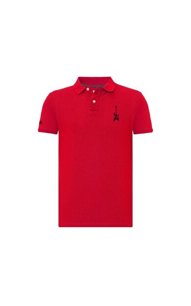 Routefield RFPUNK23 Punk Erkek Polo Tişört RFPUNK23-BORDO