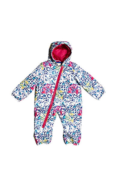 Roxy Kız Çocuk Kar Tulumu Rose Jumpsuit I Snsu Beyaz BRIGHT WHITE LEOPOLD