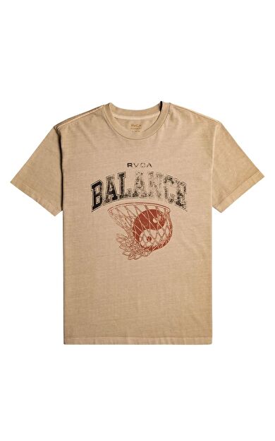 Rvca UVYZT00417 Hoops Ss Tee Erkek Tişört UVYZT00417-KHA