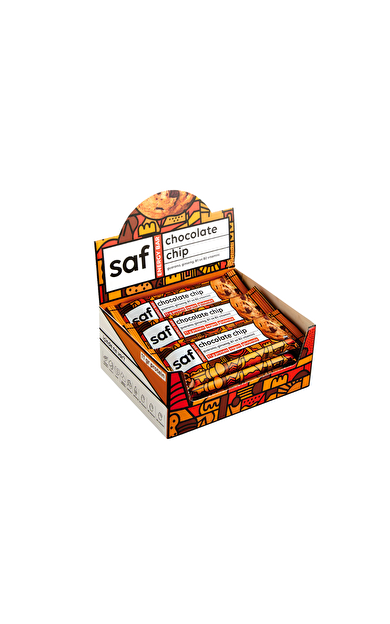 SAF Chocolate Chip Energy Bar 50g x 12