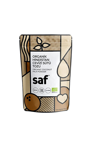 SAF Organik Hindistan Cevizi Sütü Tozu 100g