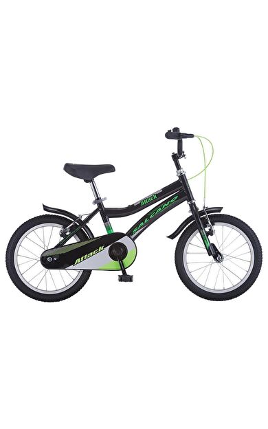 Attack 20 Jant V Fren Çocuk Bisikleti 120 140 cm Boy Siyah Yeşil Gri
