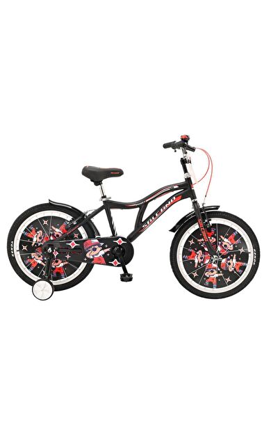 Salcano Badboy 20 Jant Vitessiz V Fren Çocuk Bisikleti  Aksesuarlı Siyah Kırmızı