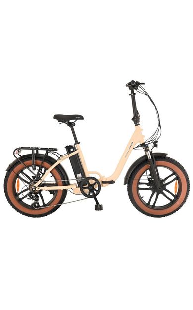 Salcano Antılope 20" Jant Fat Bike 7 Vites Hidrolik Fren Elektrikli Katlanır Bisiklet Mat Siyah