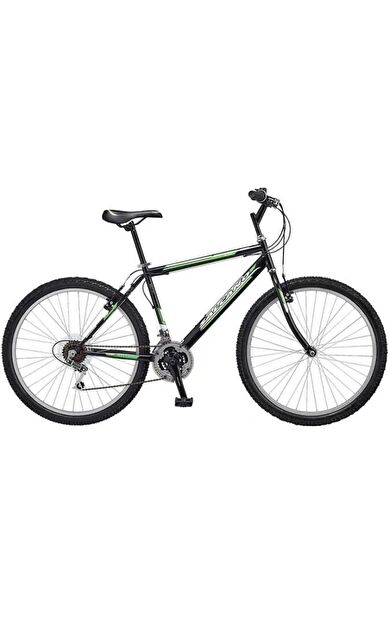 Salcano Excel 24" Jant V Fren 14' Kadro 21 Vites Dağ Bisikleti Siyah Yeşil Dağ Bisiklet