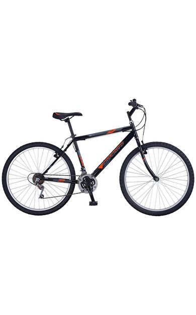 Salcano Excel V Fren 24" Jant 21 Vites Dağ Bisikleti Siyah Turuncu Çamurluk Hediyeli