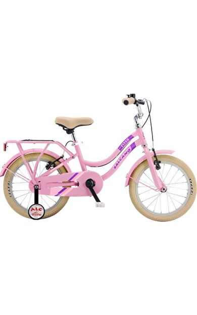 Salcano Flyer 16 Jant Kız Çocuk Bisikleti Pudra Pembe Mor Kız Çocuk Bisikleti Denge Tekerli