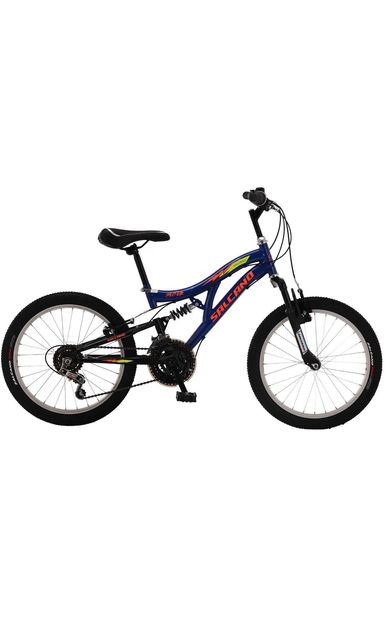 Salcano Hector 20 Jant Vitesli Pabuç Fren Çocuk Bisikleti (120 /145 CM ARASI BOY ) Lacivert Turuncu