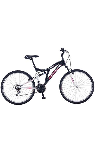 Salcano Helen 24 Jant 21 Vites V-fren Bayan Dağ Bisikleti Siyah Pembe Çamurluk Hediyeli