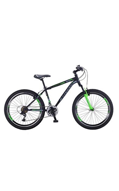 Salcano Lion 24 Jant V-fren 13 Kadro Dağ Bisikleti Siyah Yeşil Gri