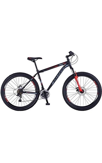 Salcano Lion 26" Jant M. Disk 21 Vites 15' Kadro Dağ Bisikleti Mat Gri Kırmızı Siyah