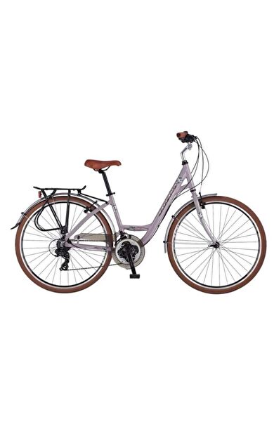 Salcano Sarajevo 700 Unisex V Fren 28" Jant 21 Vites Şehir Bisikleti Açık Pembe Beyaz