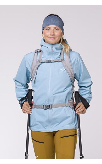 Salewa Puez Aqua 4 PTX 2.5L Kadın Ceket Açık Mavi