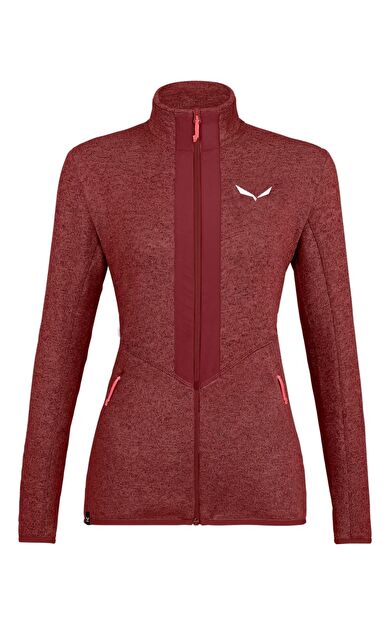 Salewa Rocca 2 PL Kadın Sweatshirt Bordo Melanj