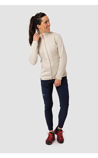 Salewa Rocca 2 PL Kadın Sweatshirt Bej Melanj